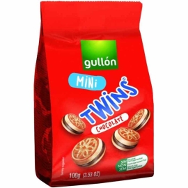 GULLON MINI TWINS CHOCOLATE 100GRS