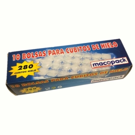 MACOPACK BOLSAS CUBITOS HIELO 10 UD