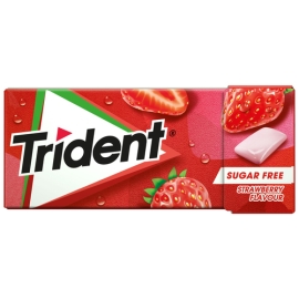 TRIDENT STRAWBERRY FLAVOURS 14GR