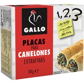 PLACAS CANELONES GALLO 84GR