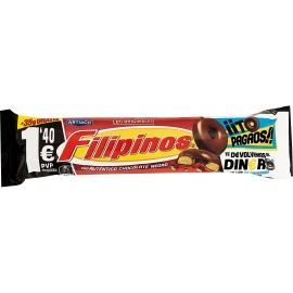 FILIPINOS CHOCOLATE NEGRO 128GR 35G GRATIS  PVR 1 40    