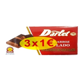DARLET CHOCOLATE CON ARROZ INFLADO PACK 3