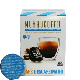MUSHUCOFFEE CAFE DESCAFEINADO 16 CAPSULAS