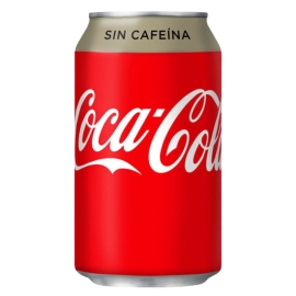 Coca Cola sin cafeina lata 33 cl 