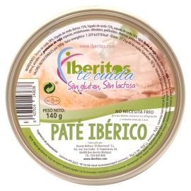 IBERITOS PATE IBERICO S GLUTEN Y S LACTOSA 140GR
