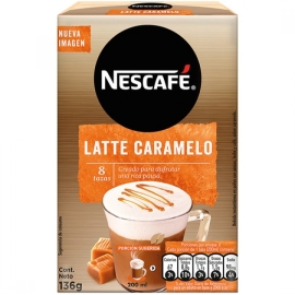NESCAFE CAFE CARAMELO 8 SOBRES 136GRS 