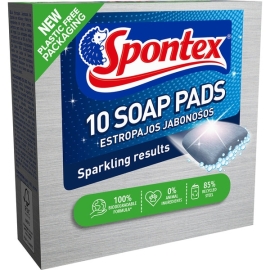 SPONTEX ESTROPAJOS JABONOSOS 10 SOAP PAD