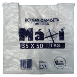 BOLSA CAMISETA IMPRESA 35X50