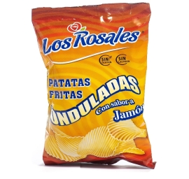 LOS ROSALES PATATAS DE JAMON 35G